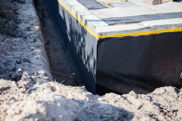 Professional Waterproofing technician working in Potter, WI